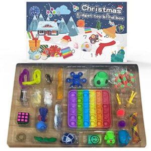 Adventskalender 2025, Fidget Toys Set 25 st Sensoriska Fidget Leksaker Pack Jul Nedräkningskalender