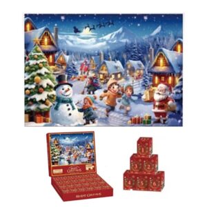 Adventskalender - Pussel 1008 Bitar - Julkalender 2024 MultiColor-FD13-