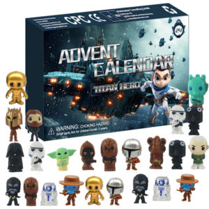 Adventskalender Star Wars Star Docka Blind Box Jul Adventsnedräkning Barnpresentask