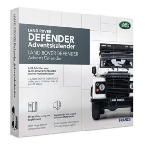 Franzis adventskalender Land Rover Defender grå i 24 delar