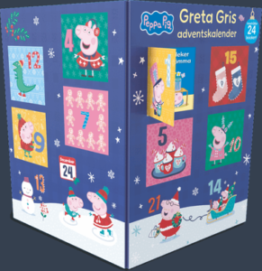 Greta Gris adventskalender (blå)