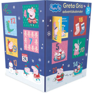 Greta Gris adventskalender (blå) (bok)