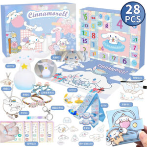 Kuromi Adventskalender för flickor 2025 - Julkalender Tillbehör Juldekorationer