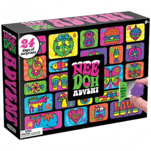 NeeDoh Adventskalender 2025 - Julkalender med roliga stressbollar och överraskningar