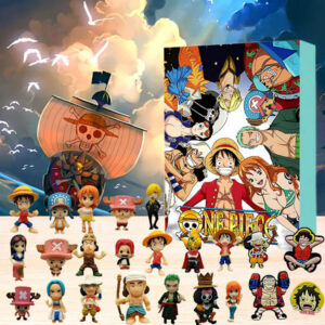 One Piece Adventskalender 2025 med 25 Anime Leksaksfigurer för Barn & Vuxna [ZHE]
