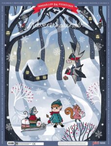 Pixi adventskalender 2025 : Med böcker av Maria Trolle, Maria Nilsson Thore, Johan Anderblad, Filippa Widlund, Mårten Melin Elsa Beskow, Lotta Olss...