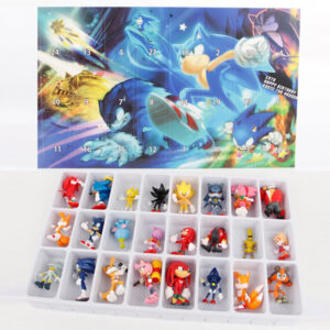 Sonic Adventskalender med Figurer 2024 - 24 Dagars Nedräkning, Blind Box-Present