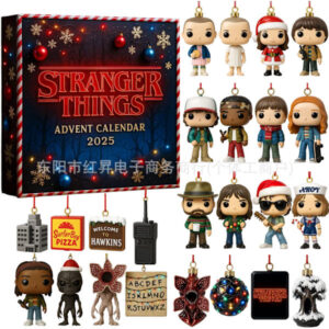 Stranger Things Adventskalender 2025, 24-dagars 2D-julkalender