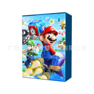 Super Mario jul advent kalender tecknad film anime karaktär juguetes advent överraskning leksaker