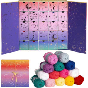 Virka Adventskalender 2025, 25 dagar av virkprojekt med handledningar, Ullgarn Adventskalender 2025, DIY pyssel Jul Adventskalender för julen